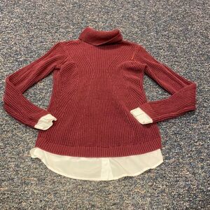 Vera Wang 2 layer Turtleneck top sz. XS